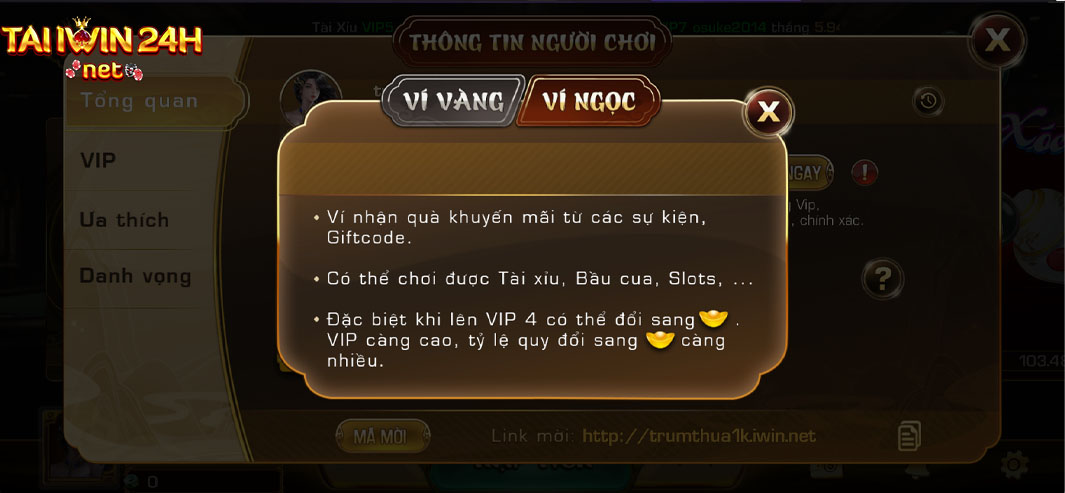 Giải thích ví ngọc iwin trong taiiwin24h