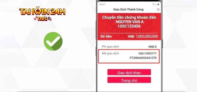 Hướng dẫn lấy mã giao dịch khi nạp tiền iWin