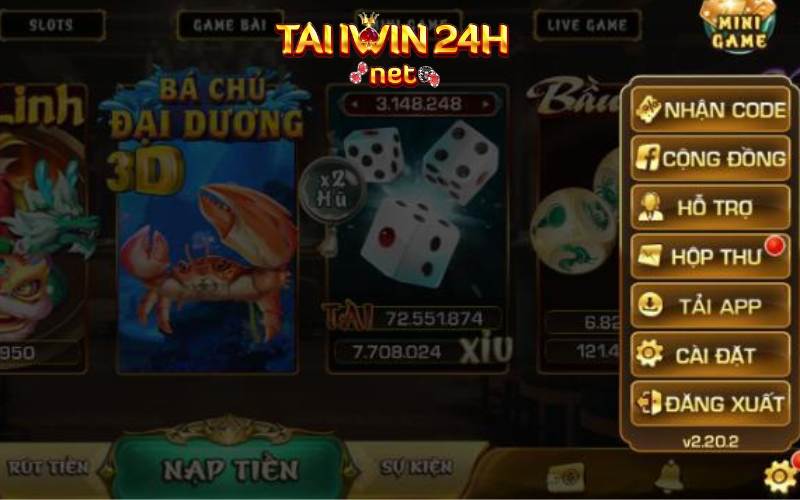 Nhấn tiếp vào mục “hỗ trợ” nằm ở hàng thứ ba từ trên xuống