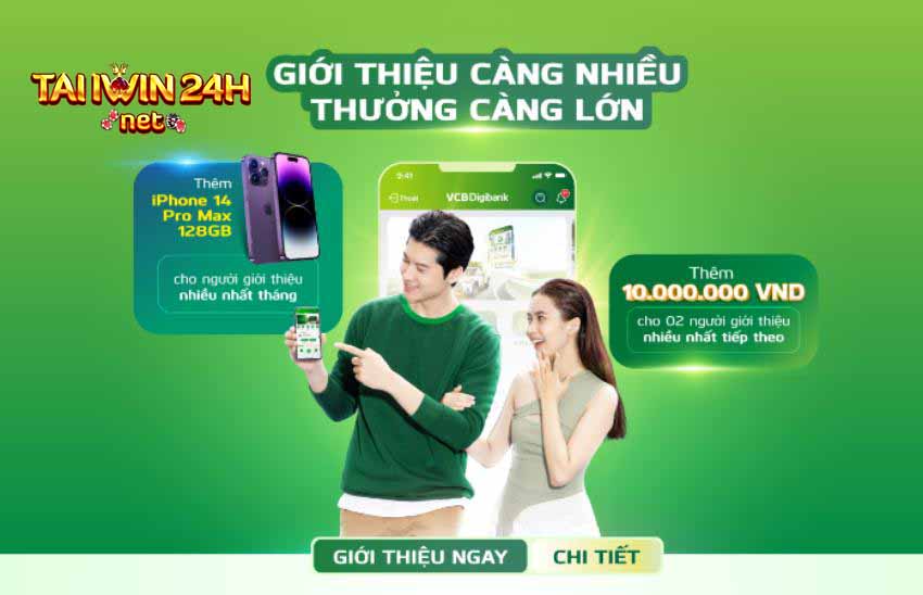 nhận 100k đánh tài xỉu iWin khi mở thẻ vietcombank