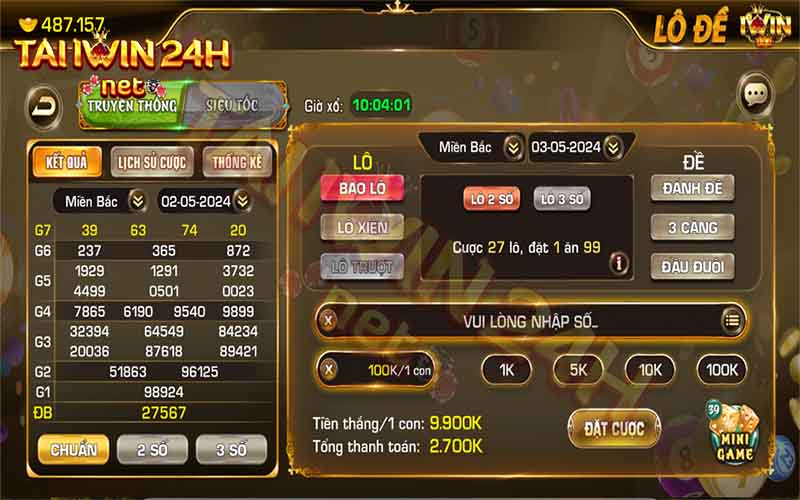 ăn lô xổ số miền bắc